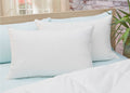 100% White Down Pillow with Cotton Cover