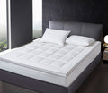 3-Inch White Down Fiber Top Featherbed Topper