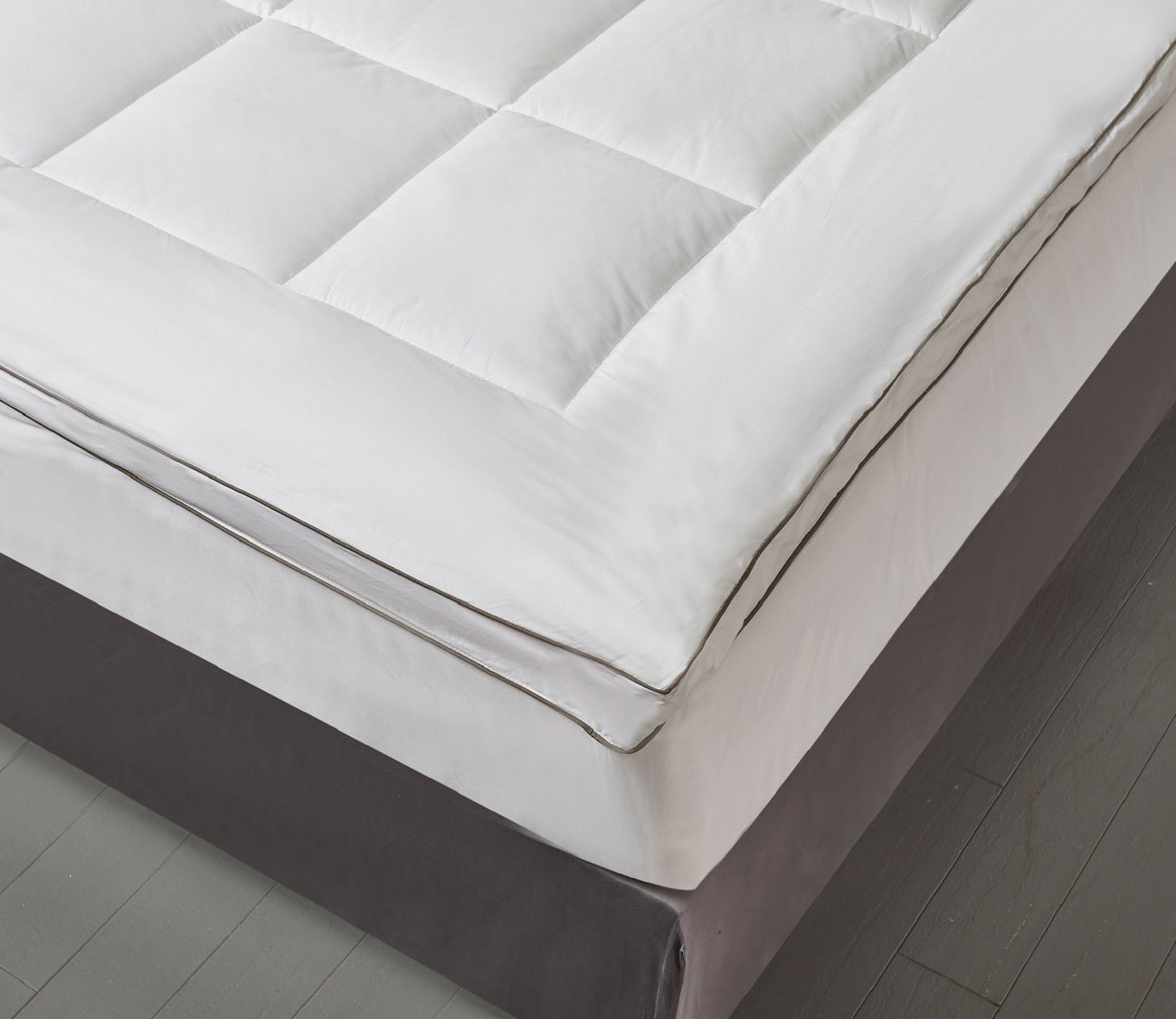 3-Inch White Down Fiber Top Featherbed Topper