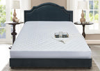 Damask Dot Cotton Top Stain-Resistant Mattress Pad