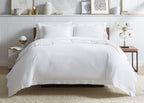 Long-Staple Cotton Percale Duvet Cover White