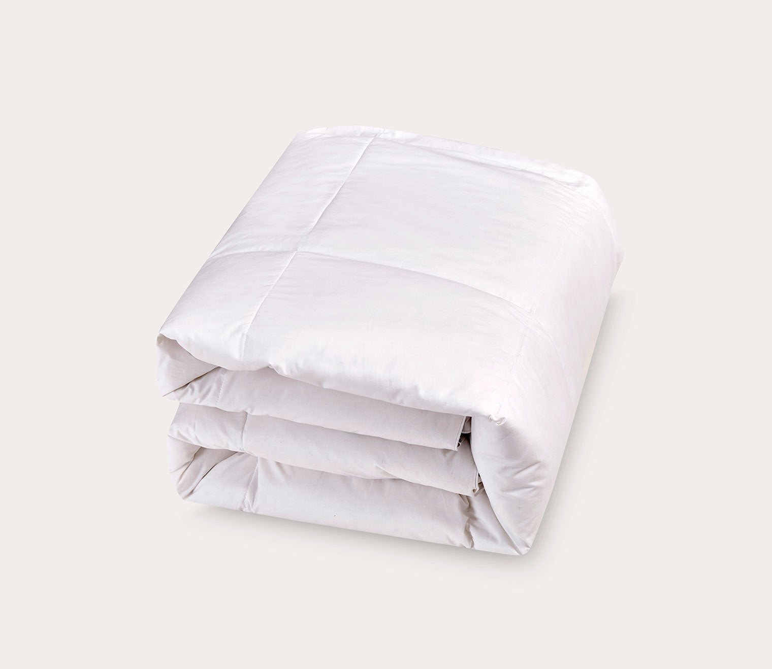 All Season Cotton White Goose Feather and Down Fiber Comforter