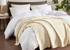 Acrylic Knit Throw Blanket in Four Colors