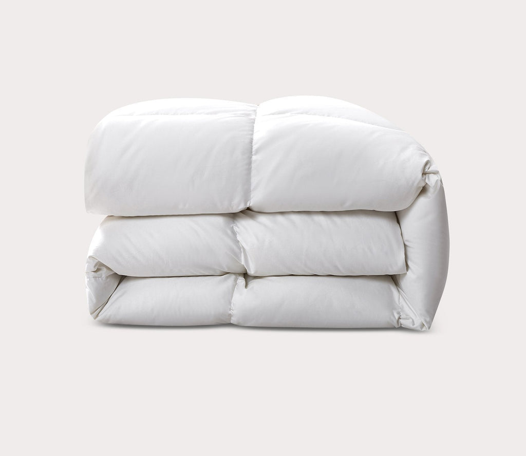 All Season Hypoallergenic White Down Cotton Comforter