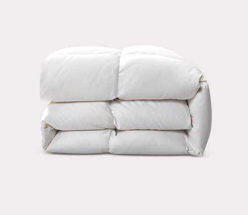 All Season Hypoallergenic White Down Cotton Comforter