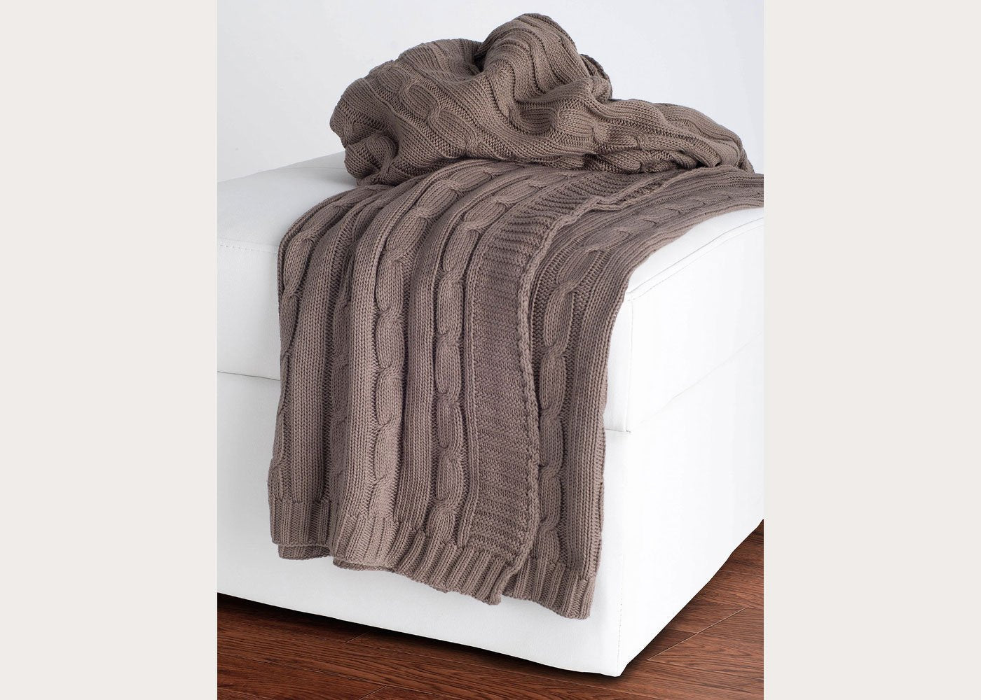 Cable Knit Throw Blanket in 6 Colors