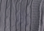 Cable Knit Throw Blanket in 6 Colors