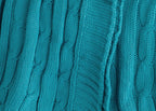 Cable Knit Throw Blanket in 6 Colors