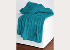 Cable Knit Throw Blanket in 6 Colors