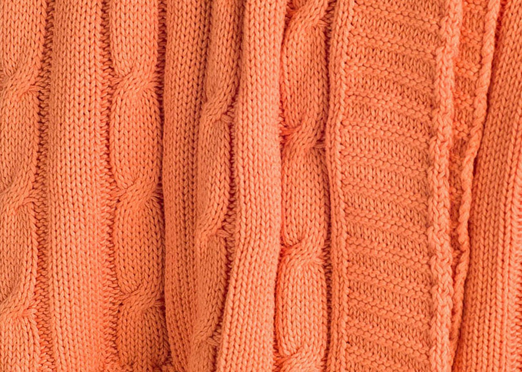 Cable Knit Throw Blanket in 6 Colors