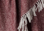 Cotton Chevron Throw Blanket in Three Colors