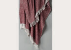Cotton Chevron Throw Blanket in Three Colors