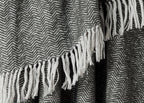 Cotton Chevron Throw Blanket in Three Colors