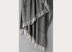 Cotton Chevron Throw Blanket in Three Colors