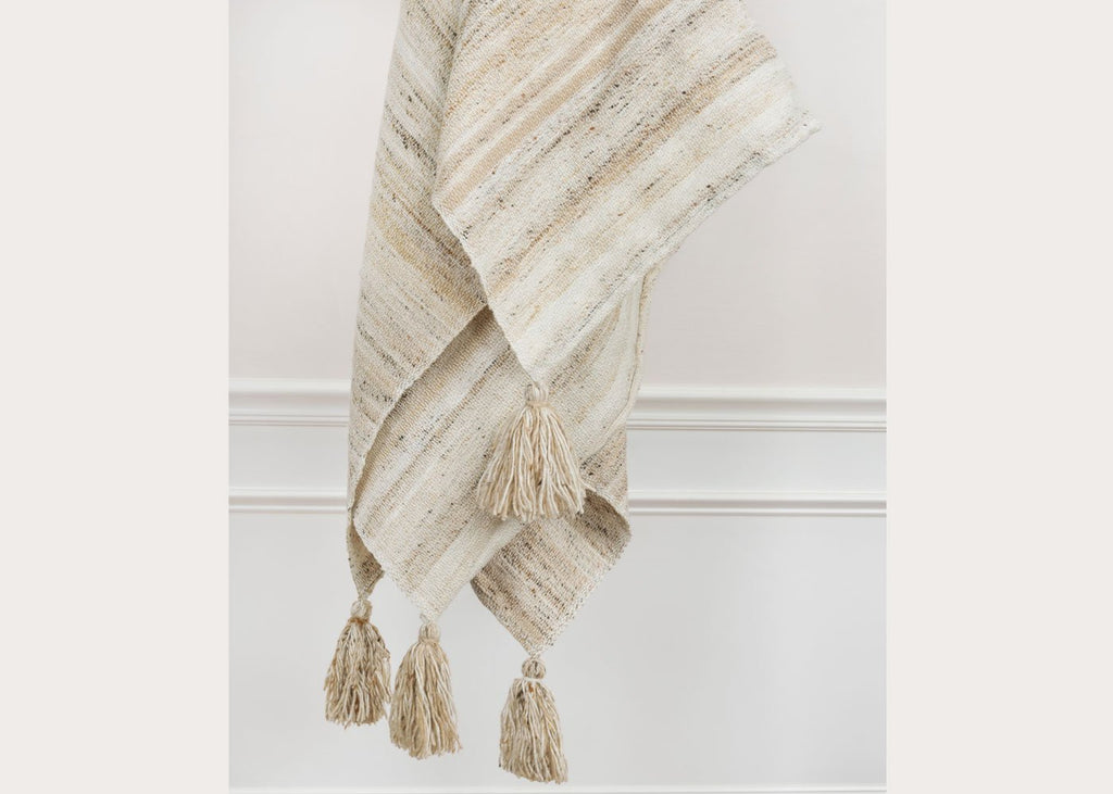 Abstract Woven Throw Blanket in 3 Colors