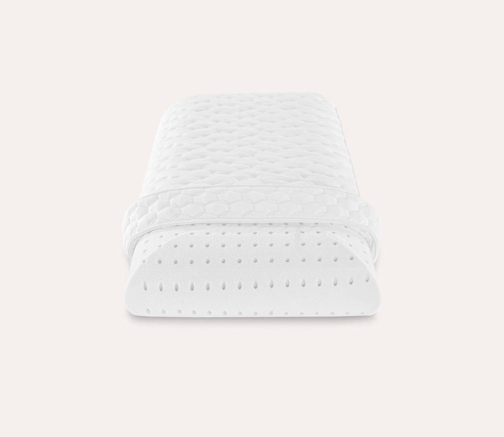Gusseted Ventilated Visco Elastic Memory Foam Pillow