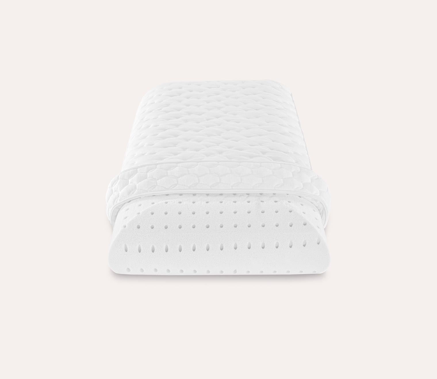Gusseted Ventilated Visco Elastic Memory Foam Pillow