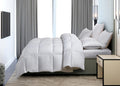All Season White Down Fiber Comforter Medium Warmth