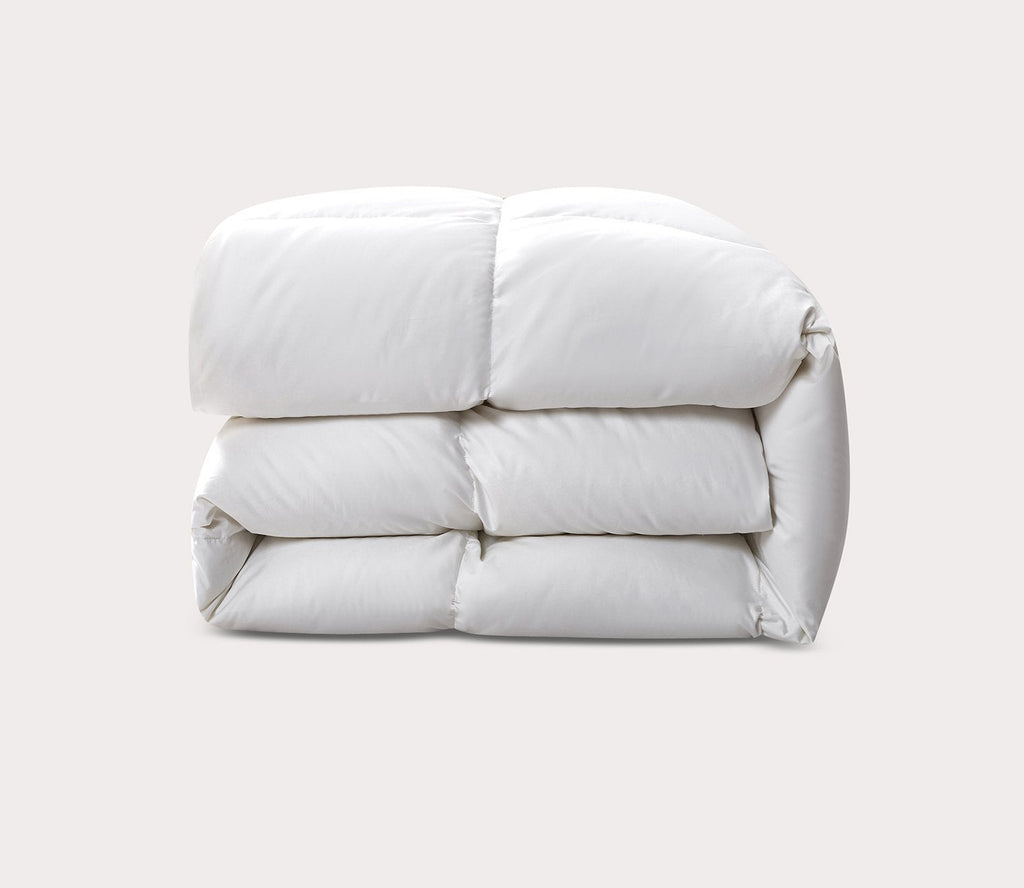 All Season White Down Fiber Comforter Medium Warmth