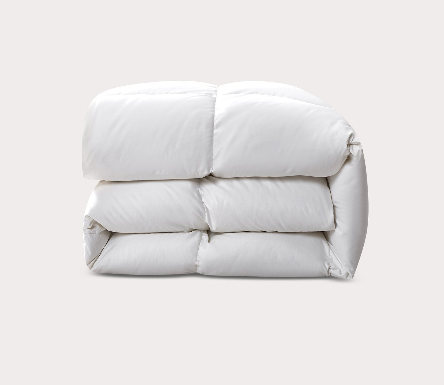 All Season White Down Fiber Comforter Medium Warmth