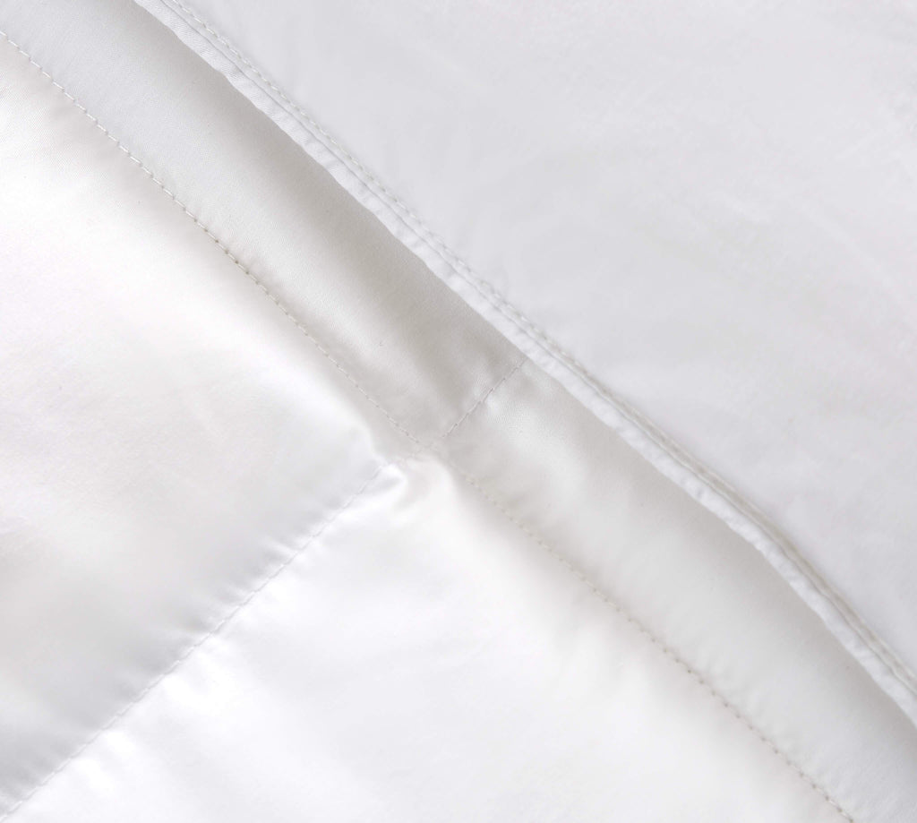 All Season White Down Fiber Comforter Medium Warmth