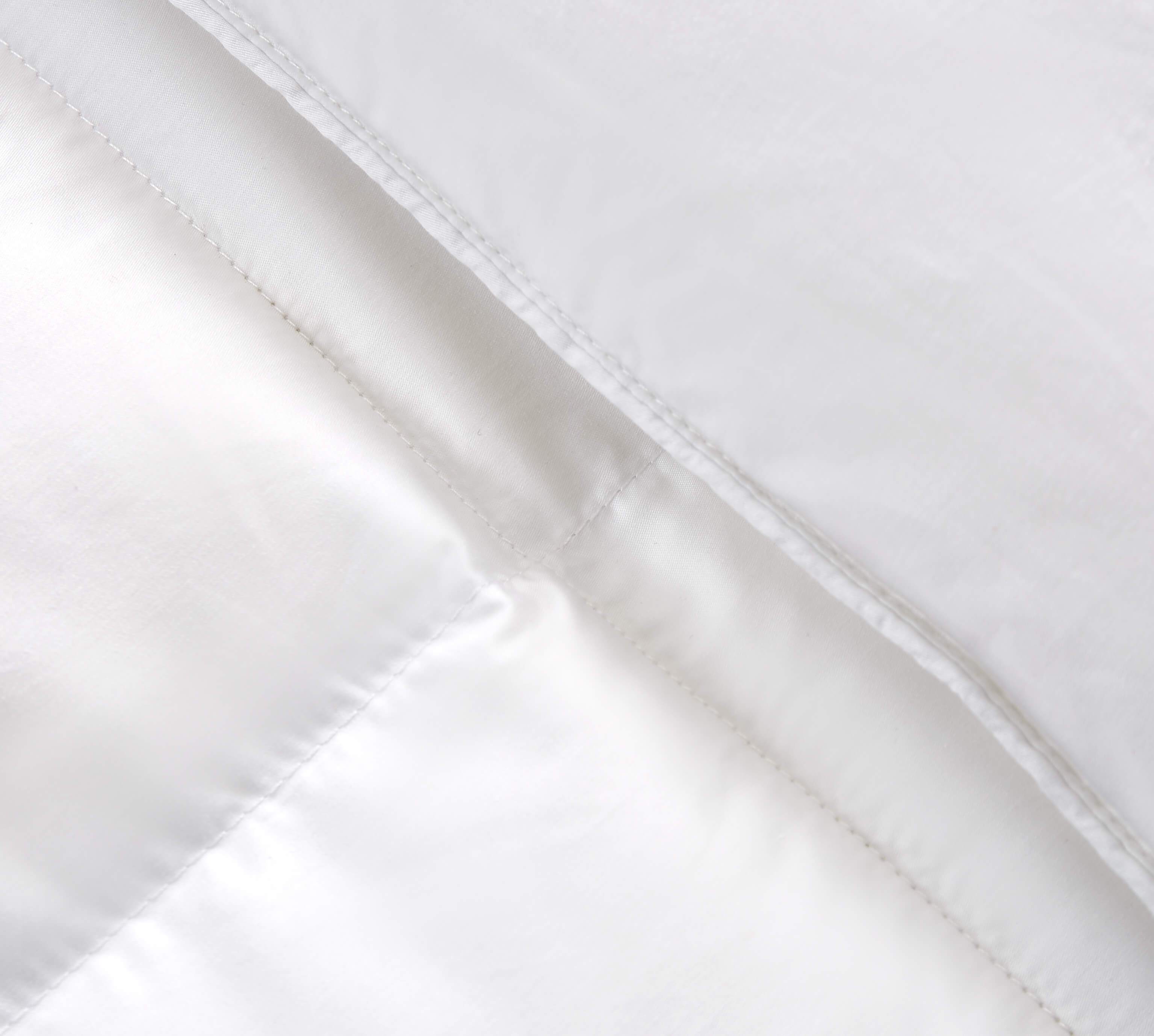 All Season White Down Fiber Comforter Medium Warmth