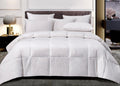 All Season White Goose Feather and Down Fiber Comforter