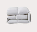 Light Warmth White Goose Feather Down Fiber Comforter
