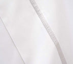 Organic Cotton Percale Flat Sheet with Embroidery