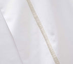 Organic Cotton Percale Flat Sheet with Embroidery