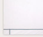 Organic Cotton Percale Flat Sheet with Embroidery