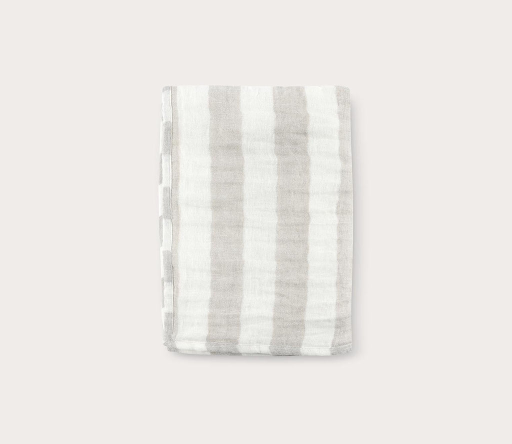 Atwater Ivory Natural Throw Blanket