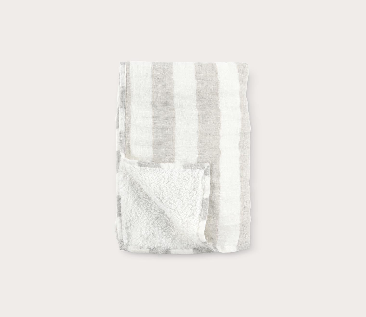 Atwater Ivory Natural Throw Blanket