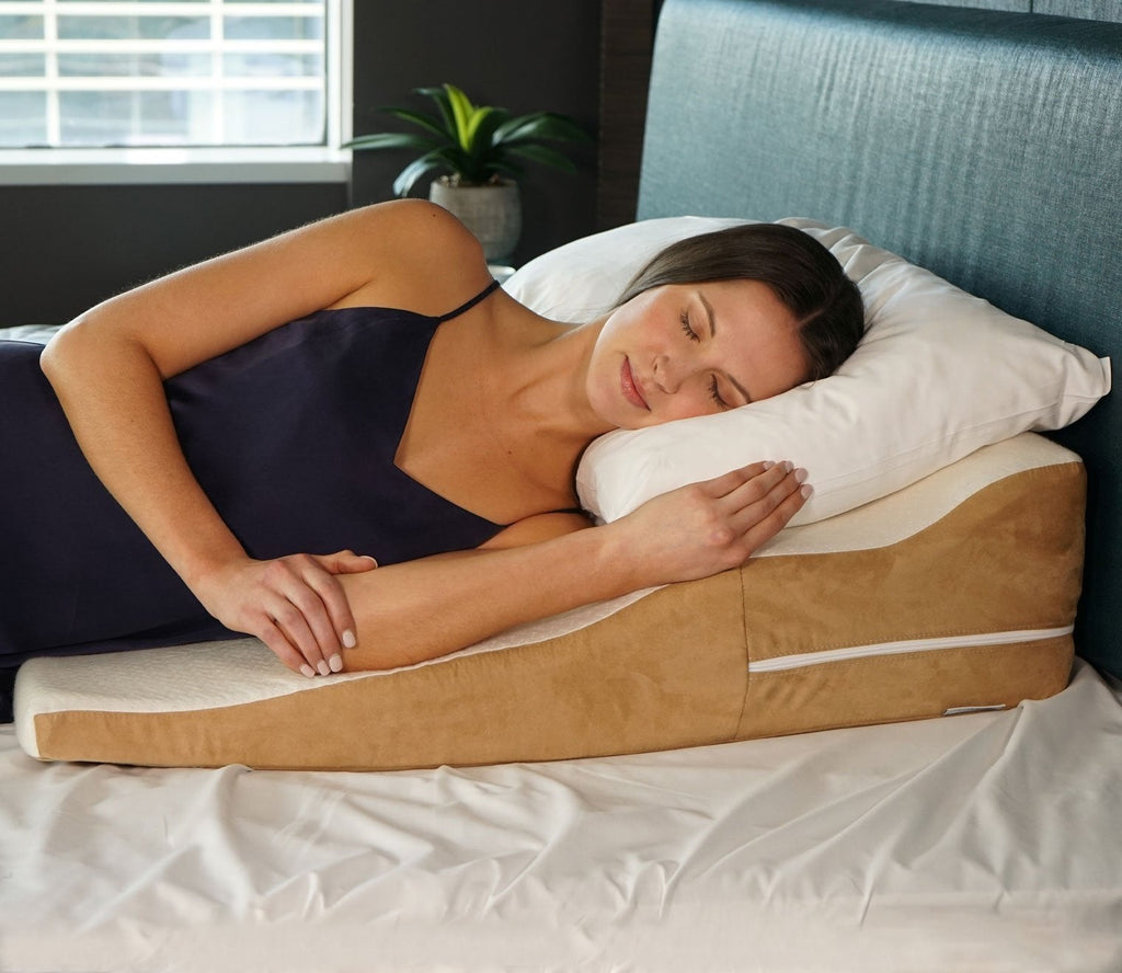 Wavy Bed Wedge Memory Foam Support Pillow