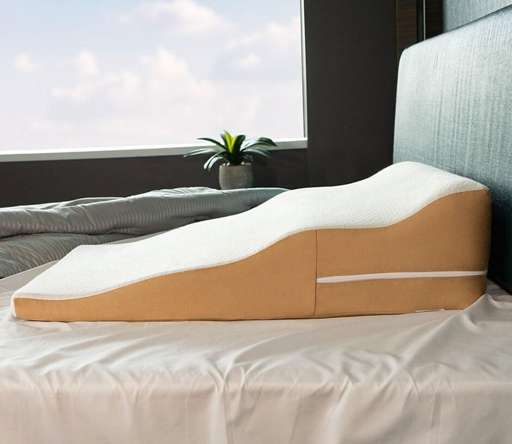 Wavy Bed Wedge Memory Foam Support Pillow