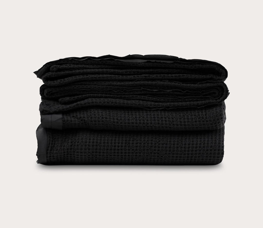 Baia Waffle Weave Cotton Bed Blanket