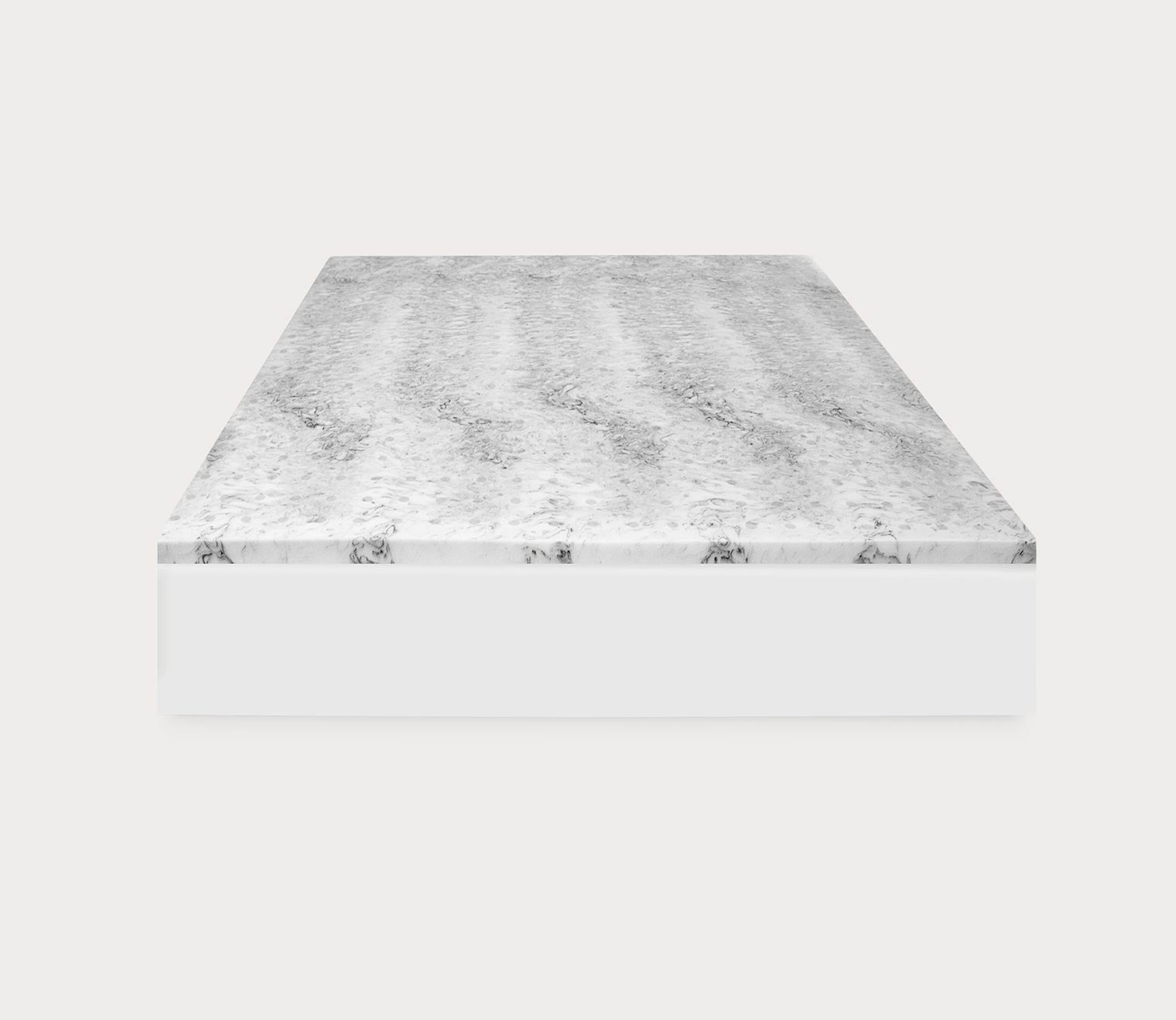 Bamboo Charcoal Infused 2-Inch Memory Foam Mattress Topper