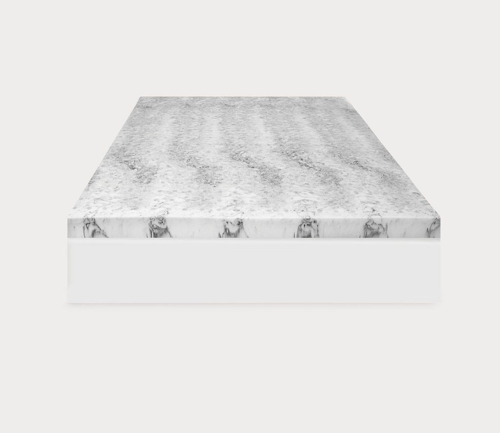 Bamboo Charcoal Infused 4-Inch Memory Foam Mattress Topper