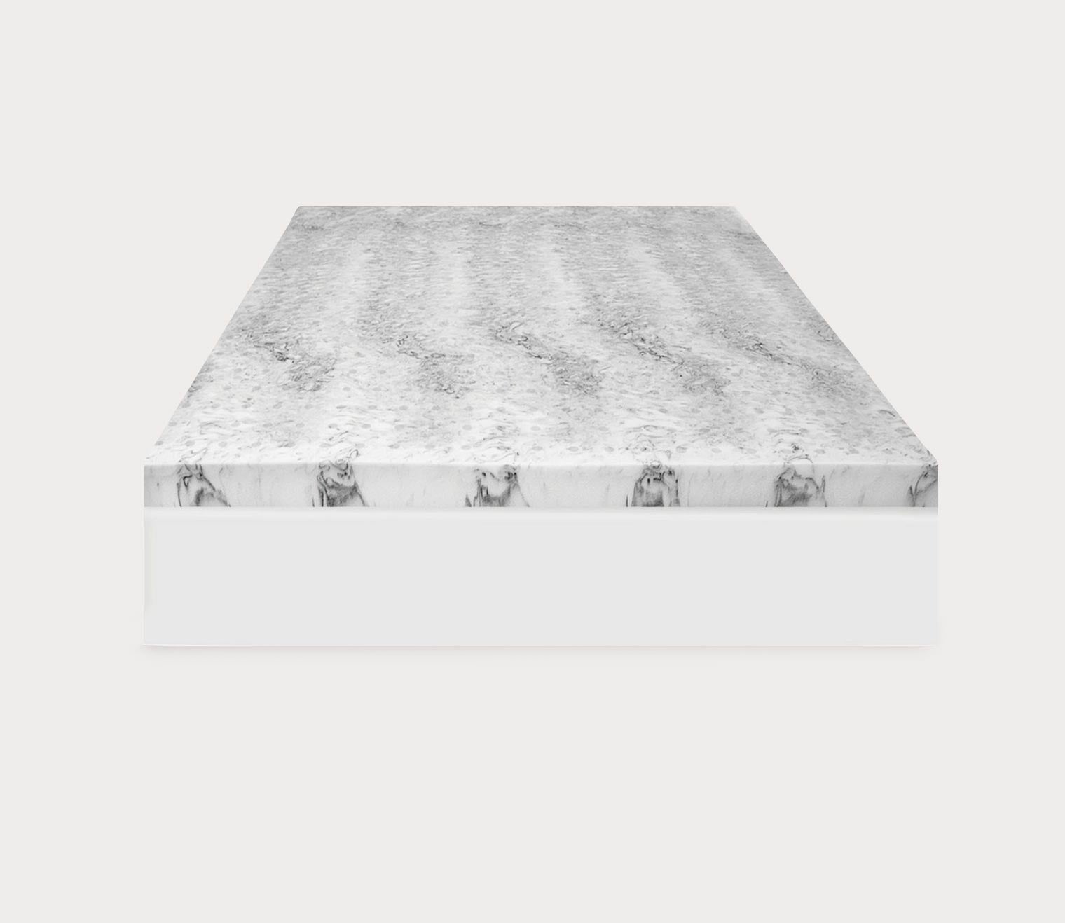 Bamboo Charcoal Infused 4-Inch Memory Foam Mattress Topper
