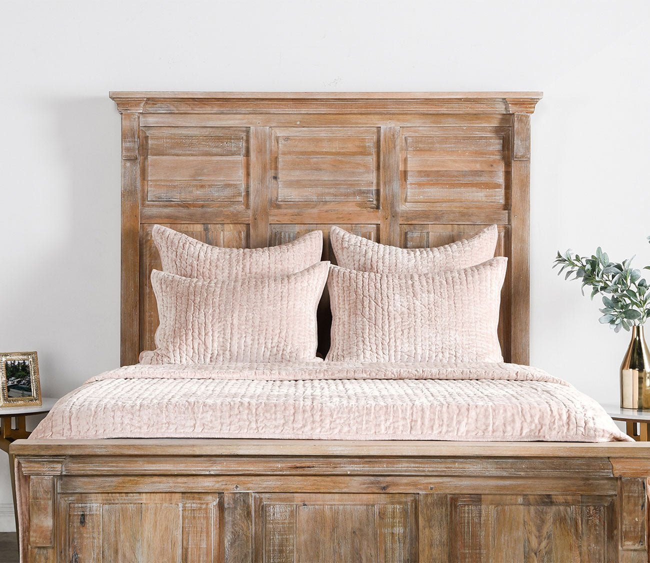 Bari Velvet Bliss Pink Pillow Sham
