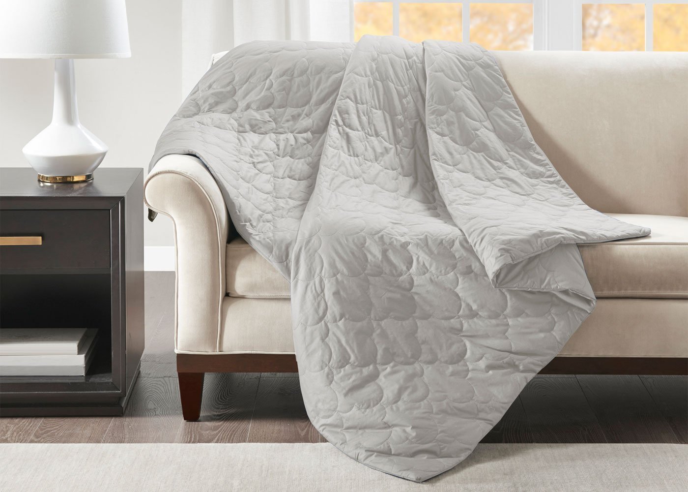 Beautyrest Deluxe Quilted Cotton Weighted Blanket