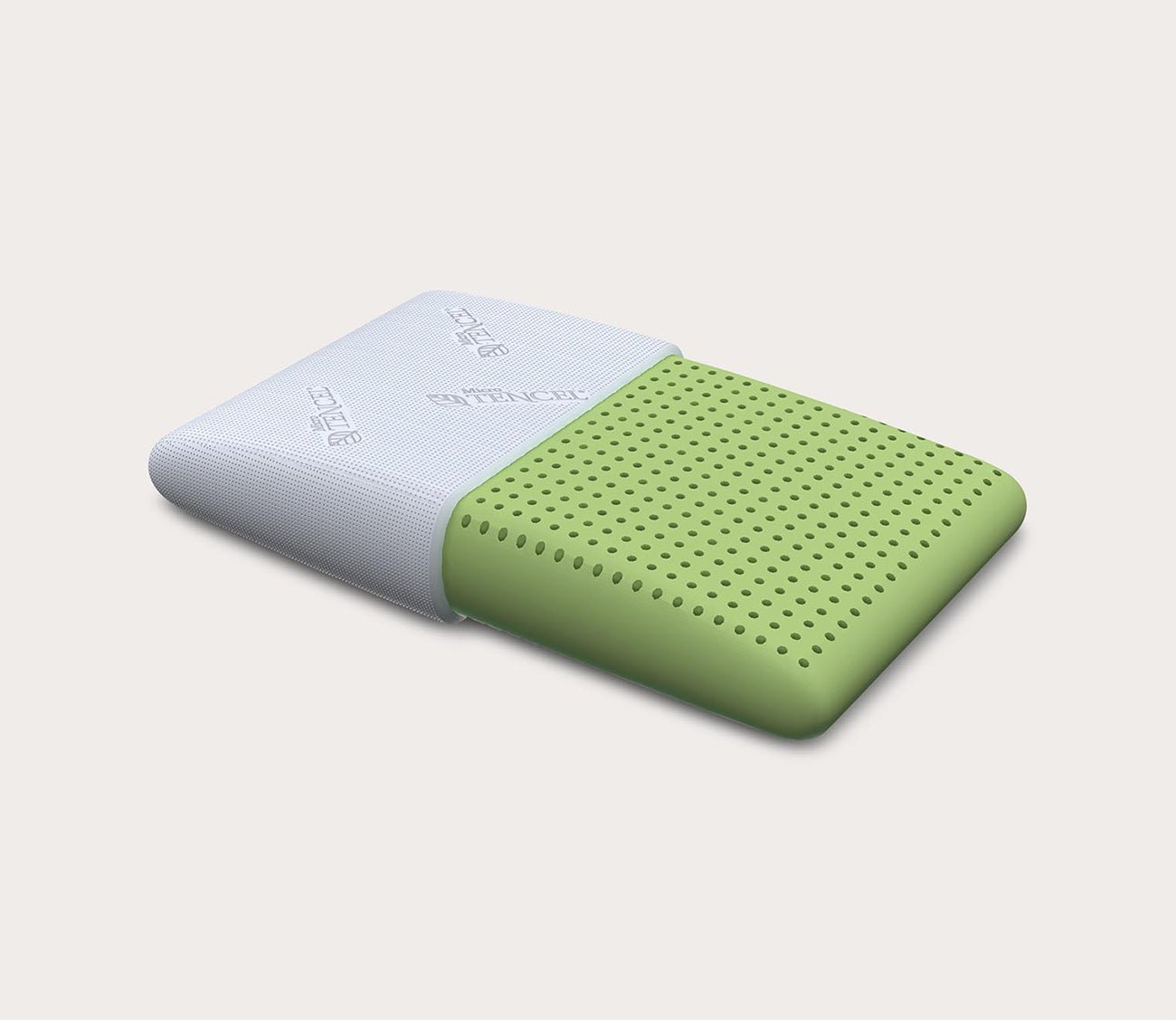 Refresh Green Tea Memory Foam Pillow Queen