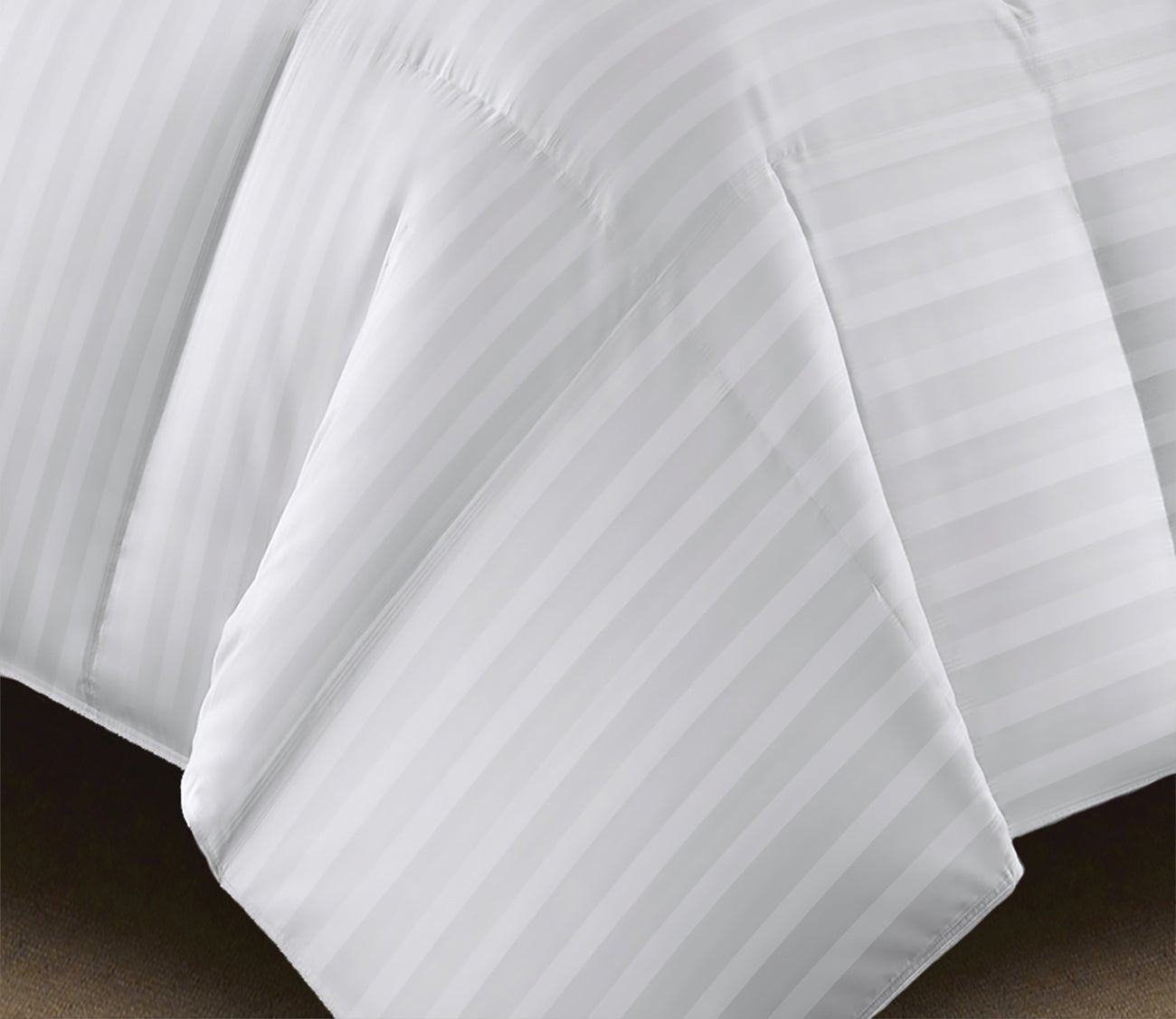Blue Ridge Damask Stripe Duraloft Extra Warmth Down Alternative Comforter