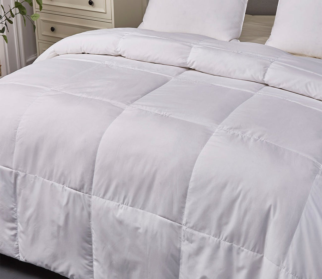 Blue Ridge Home Microfiber Natural Feather and Down Blend Comforter
