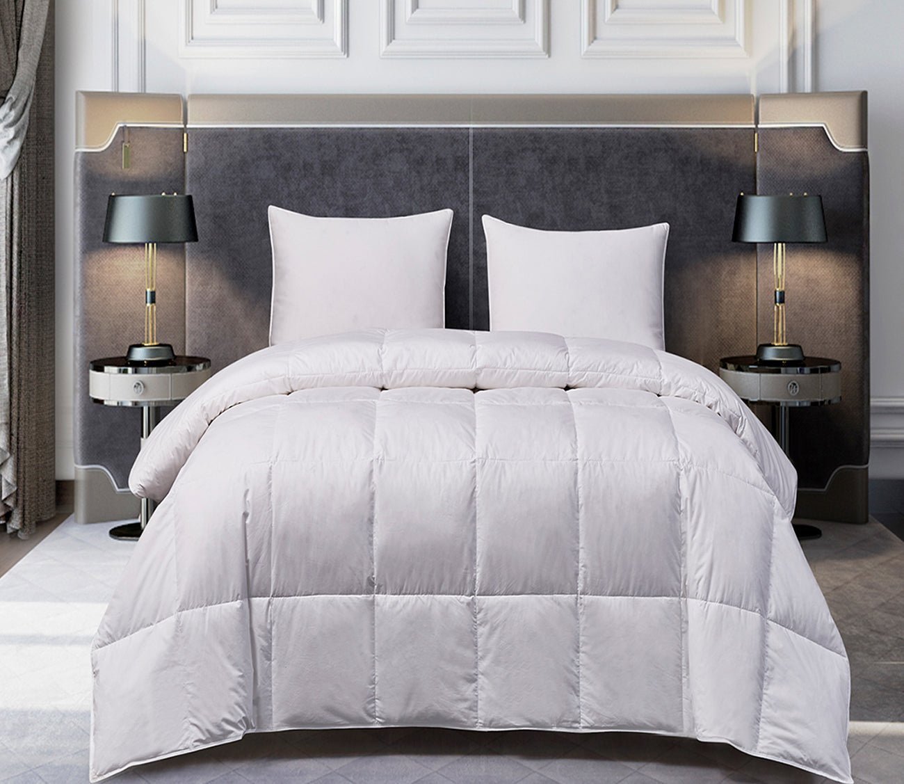 Blue Ridge Home Naples Hungarian White Goose Down Comforter