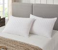 Blue Ridge Home Supreme Damask Stripe Soft White Down Pillow