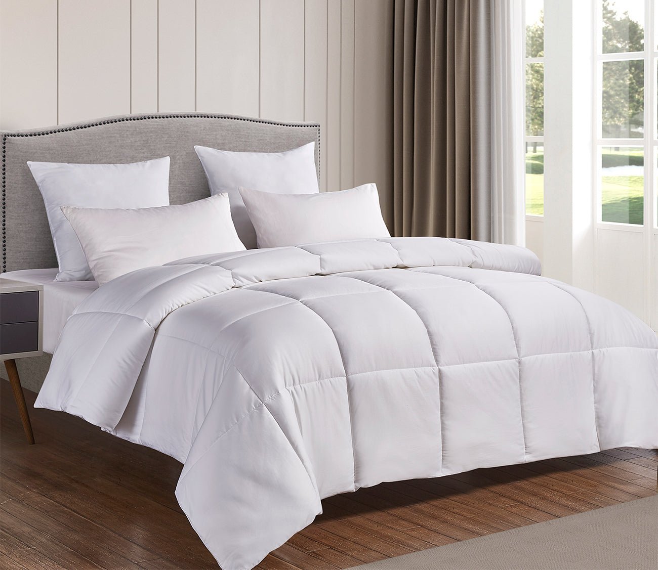 Blue Ridge Naples Cotton Sateen Down Alternative Comforter