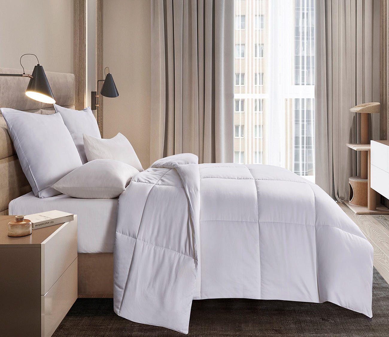 Blue Ridge Naples Cotton Sateen Down Alternative Comforter
