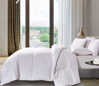Pima Cotton White Goose Down Comforter 1000TC