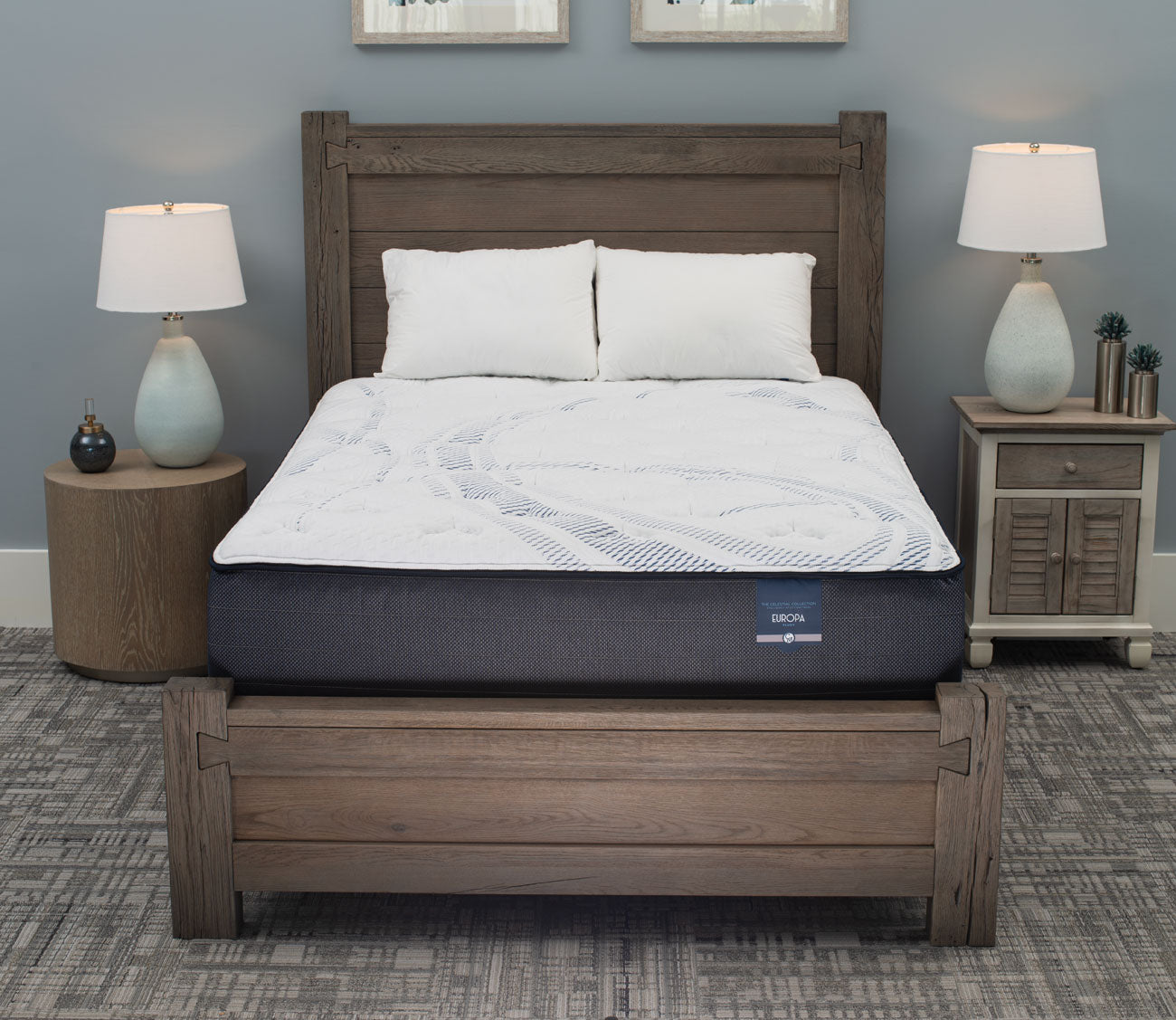Europa Plush Tri-Zoned 850-Coil Innerspring Mattress